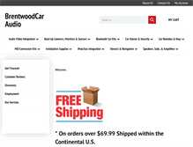 Tablet Screenshot of brentwoodcaraudio.com